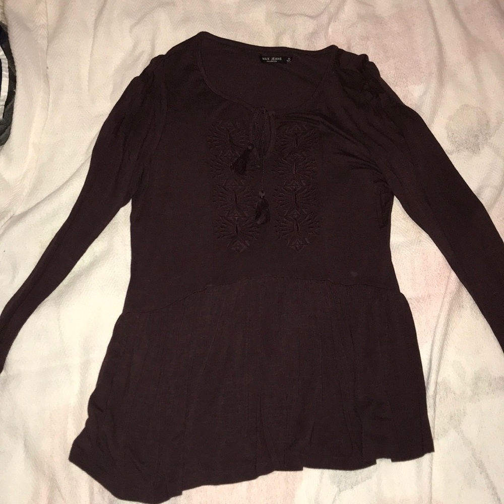Dark purple blouse by Max Jeans
